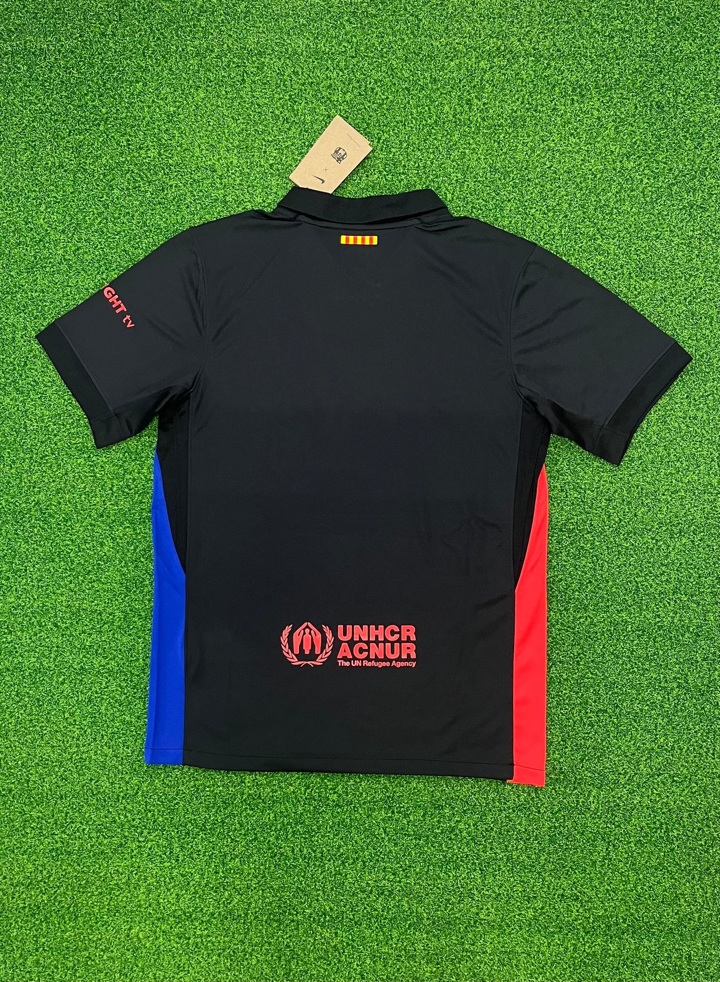 Camiseta FCB Logo Spotify 2a Equipación Temporada 24/25 color Negra