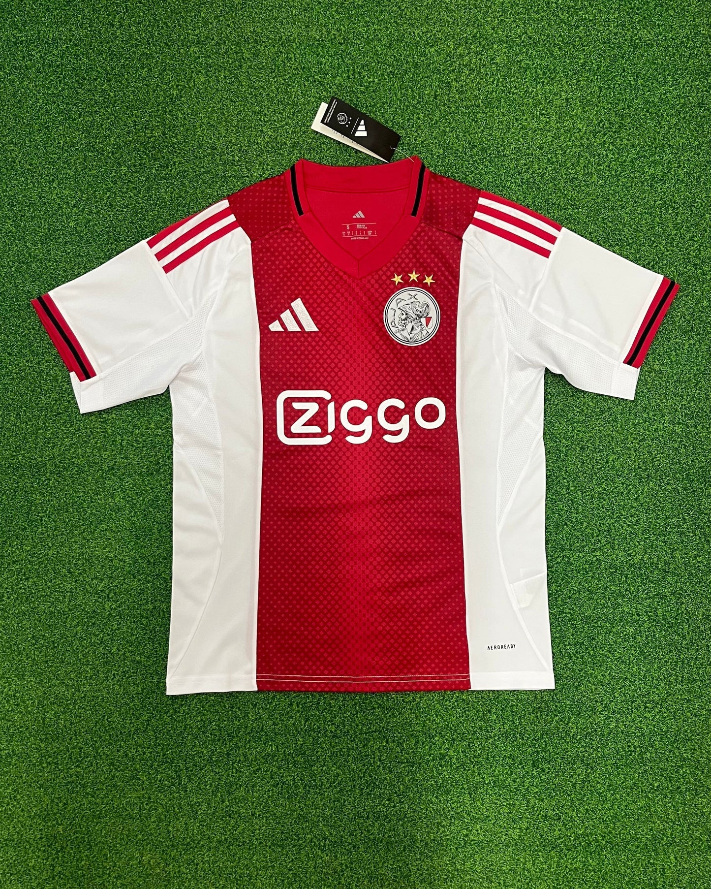 Camiseta Ajax 1a Equipación Temporada 2025 color Blanco
