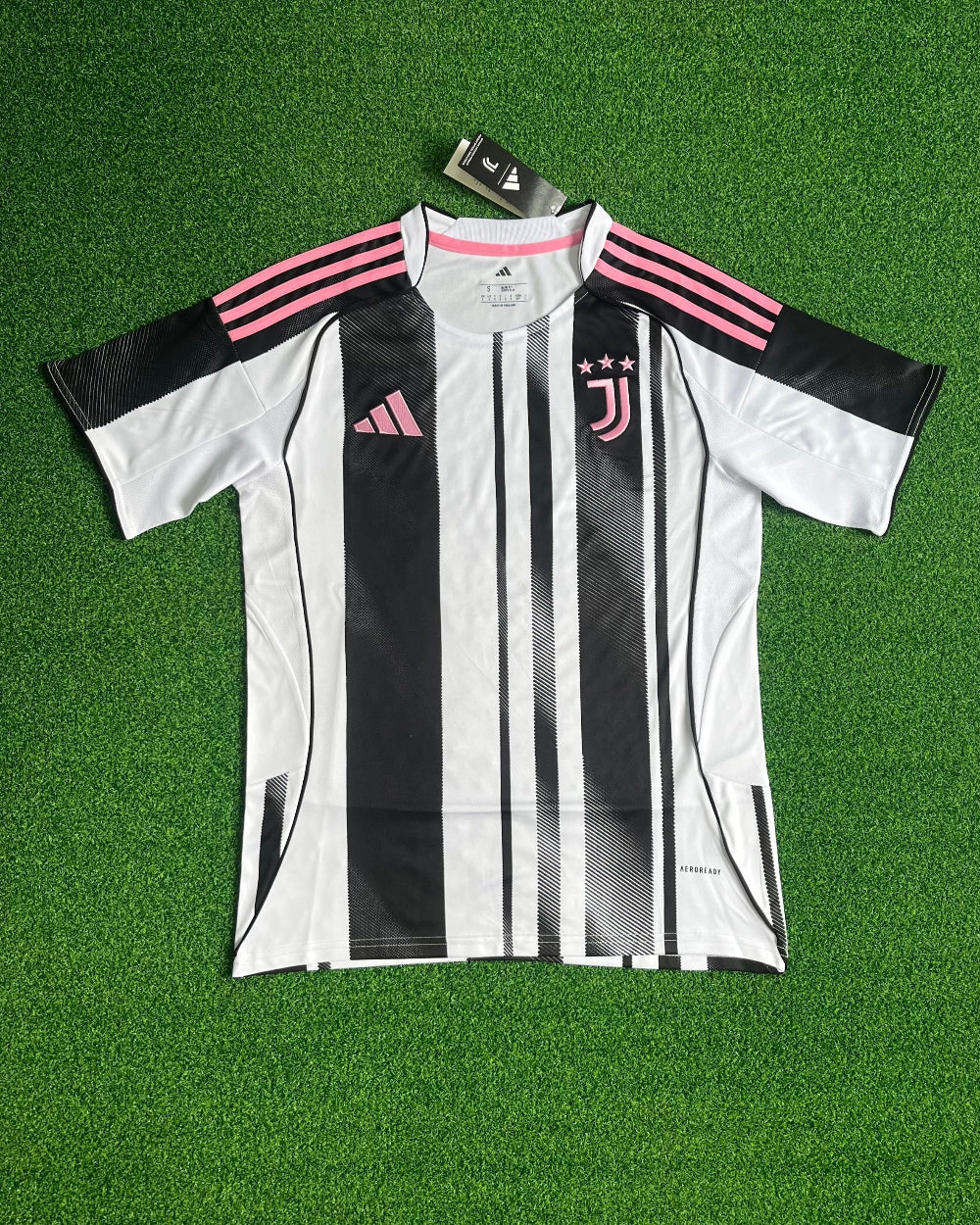 Camiseta Juventus 1a Equipación Temporada 25/26 color Blanco y Negro