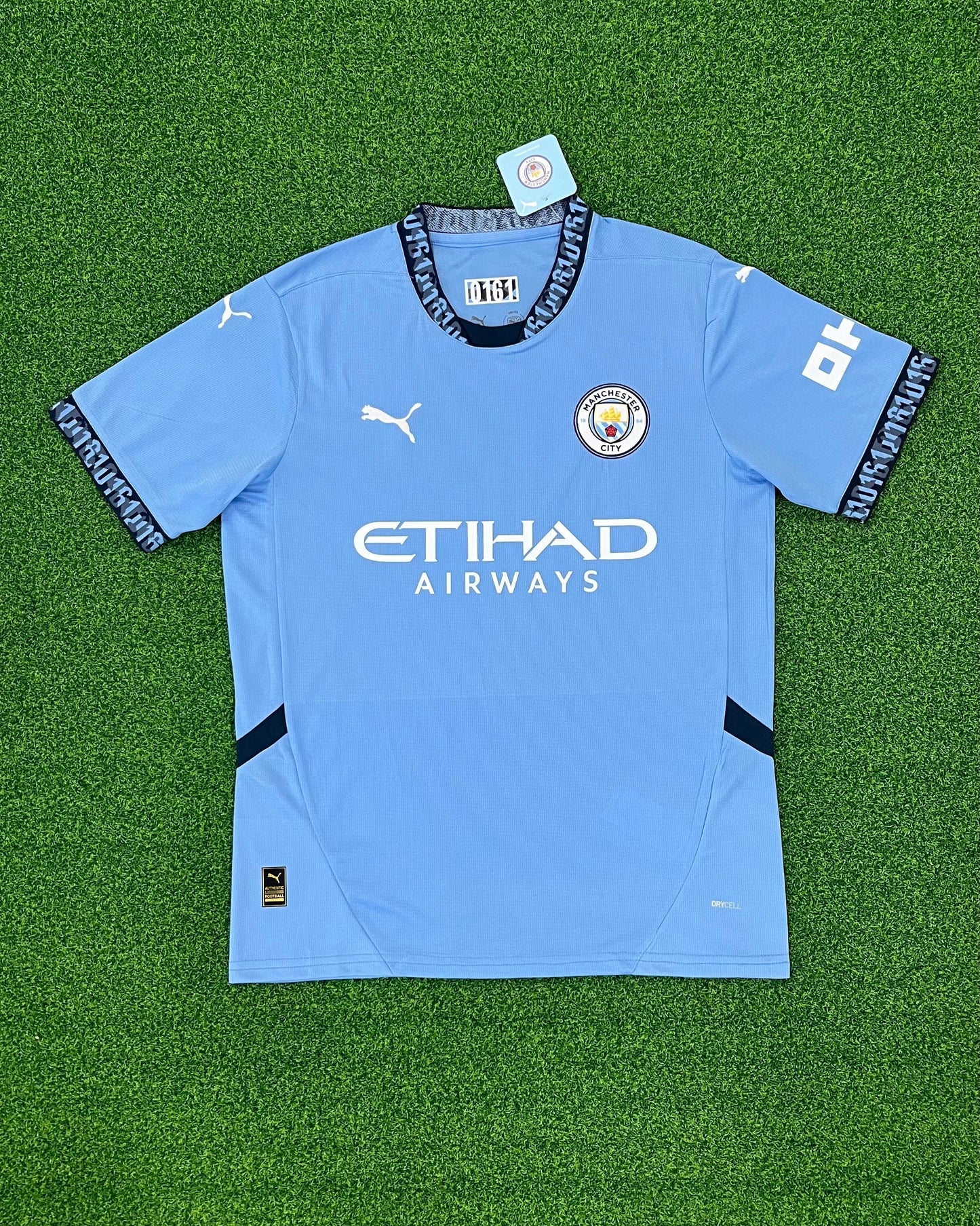Camiseta Manchester City 1a Equipación Temporada 24/25 color Azul
