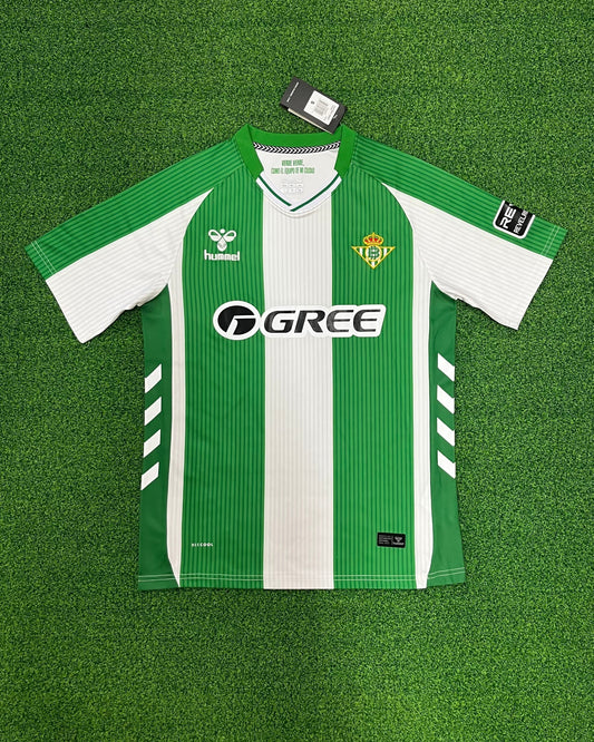Camiseta Real Betis 1a Equipación Temporada 25/26 color Verdiblanco