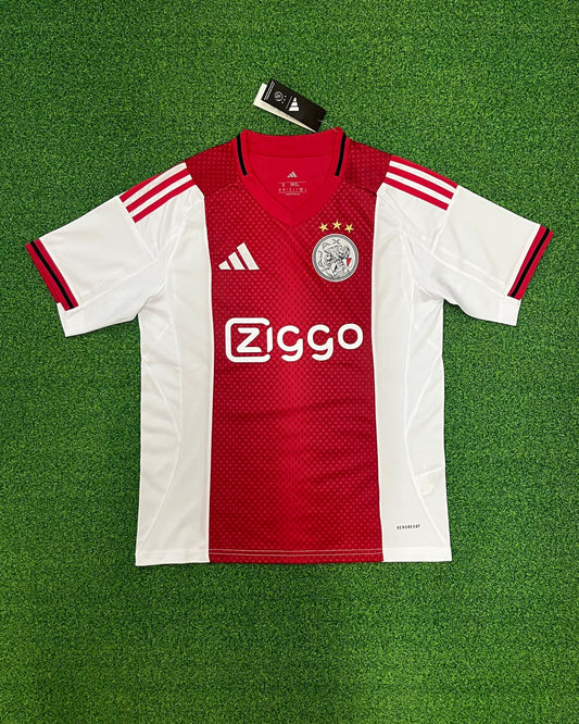 Camiseta Ajax 1a Equipación Temporada 2025 color Blanco