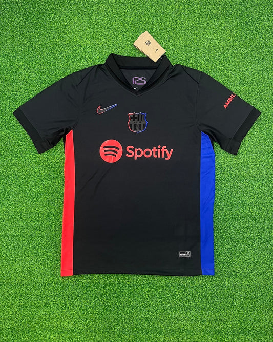 Camiseta FCB Logo Spotify 2a Equipación Temporada 24/25 color Negra